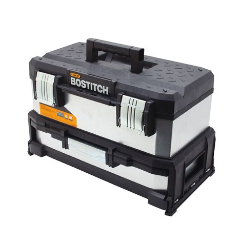 bostitch 20 metal plastic tool box with drawer|bostitch BTST20261 20 in metal plastic tool box with .